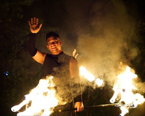 A Fire Dance at Singapore Night Safari_202509